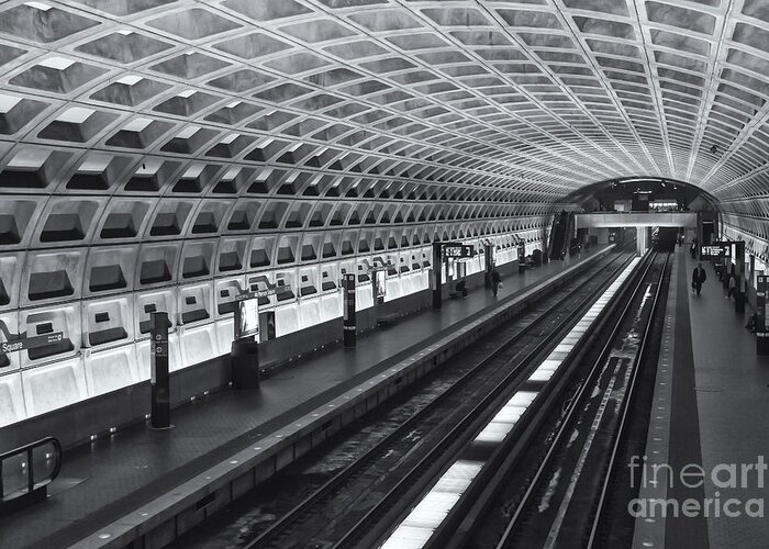 Clarence Holmes Greeting Card featuring the photograph Washington DC Metro Station I by Clarence Holmes