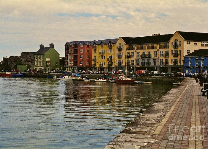 Waterford Greeting Card featuring the photograph Waterford Waterfront by William Norton