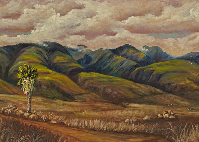 Landscape Greeting Card featuring the painting West Maui Splender by Darice Machel McGuire