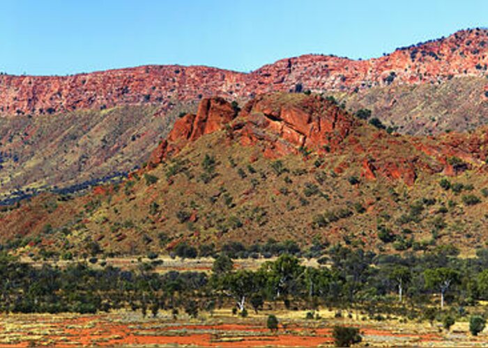 Australia Greeting Card featuring the photograph Western Macdonnell Ranges by Paul Svensen