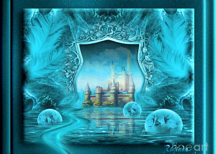 What If Greeting Card featuring the digital art What if - fantasy art by Giada Rossi by Giada Rossi