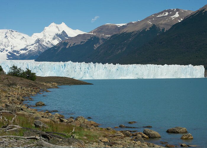 Patagonia Greeting Card featuring the photograph White Glacier by Richard Gehlbach