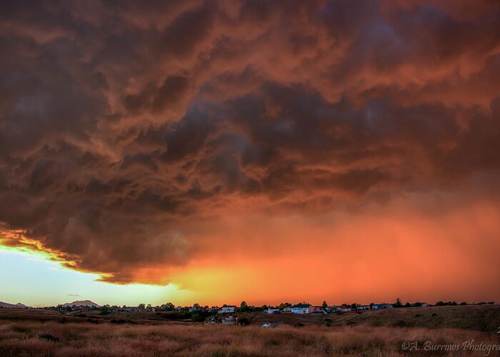 Prescott Valley Greeting Card featuring the photograph Wicked Skies by Aaron Burrows