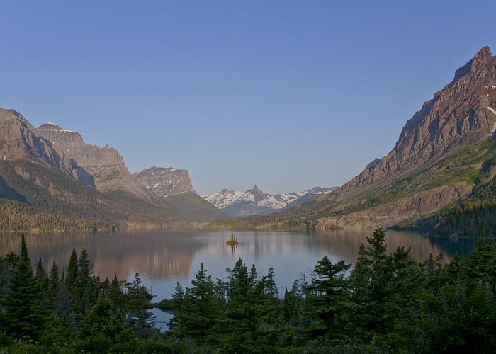Montana Greeting Card featuring the photograph Wild Goose Island by Brian Kamprath