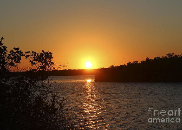 Wildcat Cove Greeting Card featuring the photograph Wildcat Cove Sunset by Megan Dirsa-DuBois