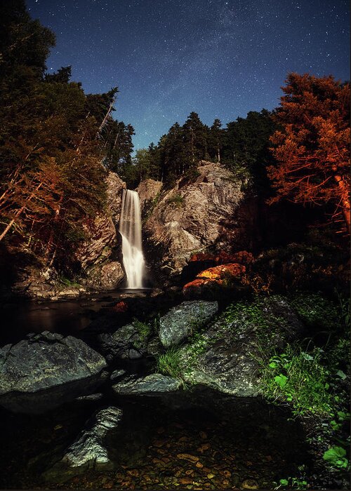 Scenics Greeting Card featuring the photograph Wilderness Falls by Shaunl