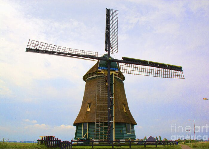 Europe Greeting Card featuring the photograph Windmill 2 - Amsterdam by Crystal Nederman