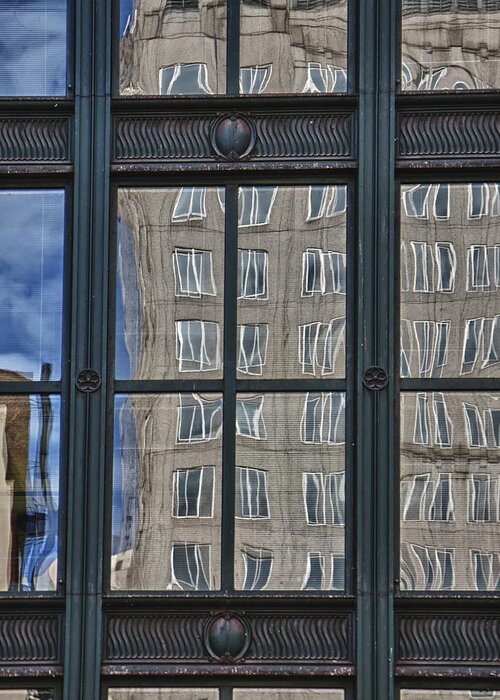 Windows Greeting Card featuring the photograph Windowplay by Jessica Levant