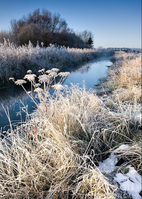 Costa Beck Greeting Card featuring the photograph Frosty Morning Costa Beck by Richard Burdon