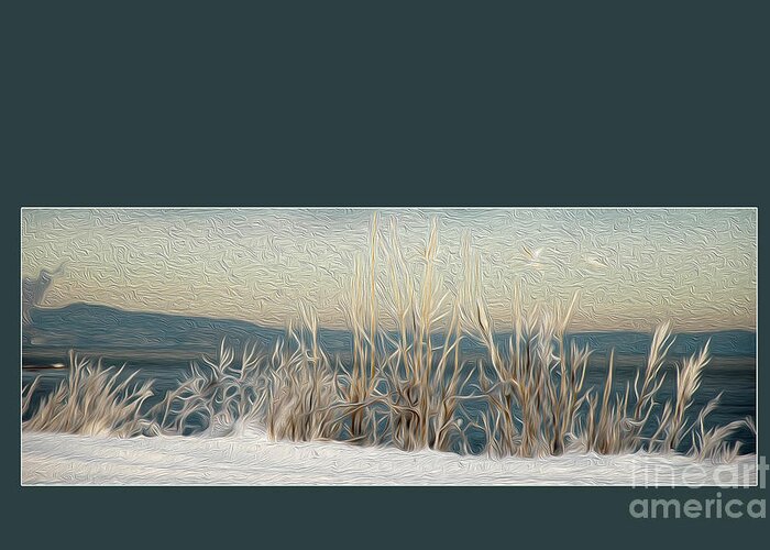 Winter Greeting Card featuring the photograph Winter Weeds by Randi Grace Nilsberg