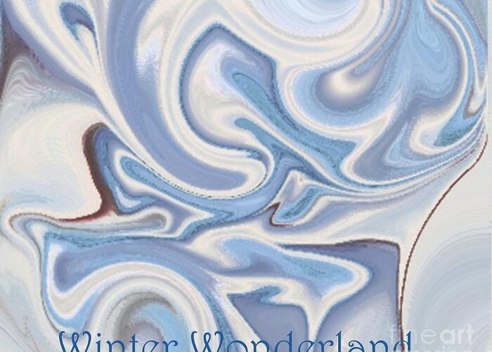 Winter Greeting Card featuring the pastel Winter Wonderland by Vicki Lynn Sodora