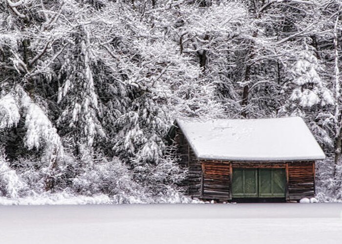 Chocorua Greeting Card featuring the photograph Winterized by Scott Thorp
