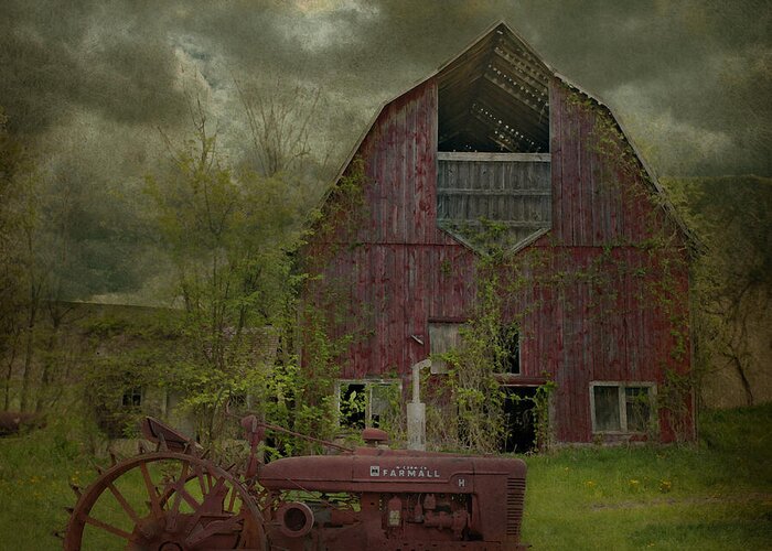 Wisconsin Greeting Card featuring the photograph Wisconsin Barn 3 by Jeff Burgess