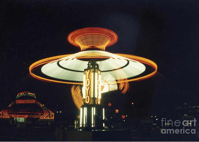 Carnival Greeting Card featuring the photograph Yo-Yo Carnival Ride by Crystal Nederman