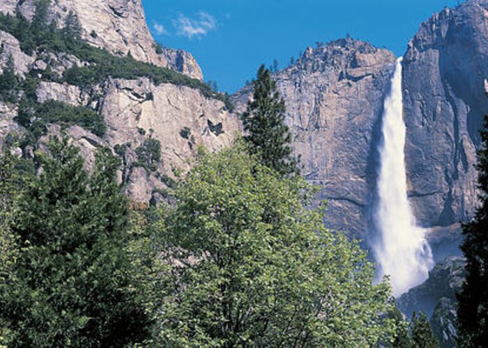 Photography Greeting Card featuring the photograph Yosemite Falls Yosemite National Park by Panoramic Images