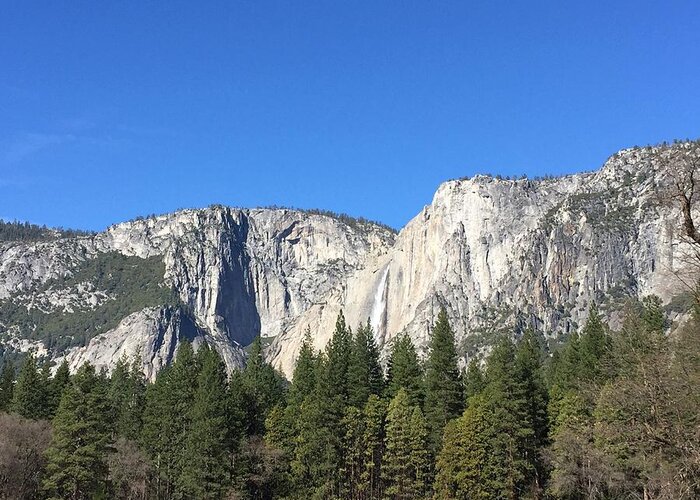 Landscape Greeting Card featuring the photograph Yosemite by Rock Star