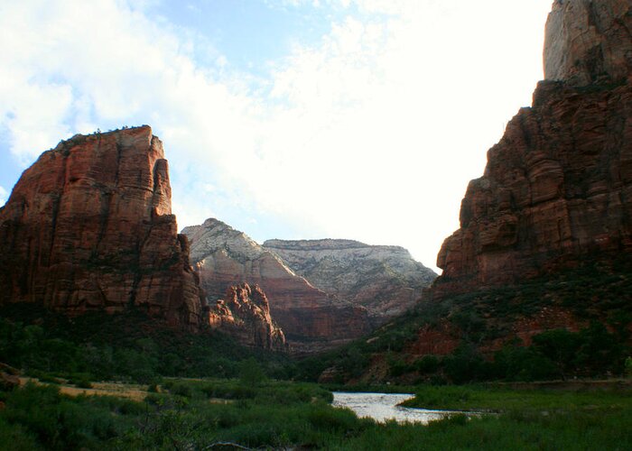 Zion National Park Greeting Card featuring the photograph Zion by Jon Emery