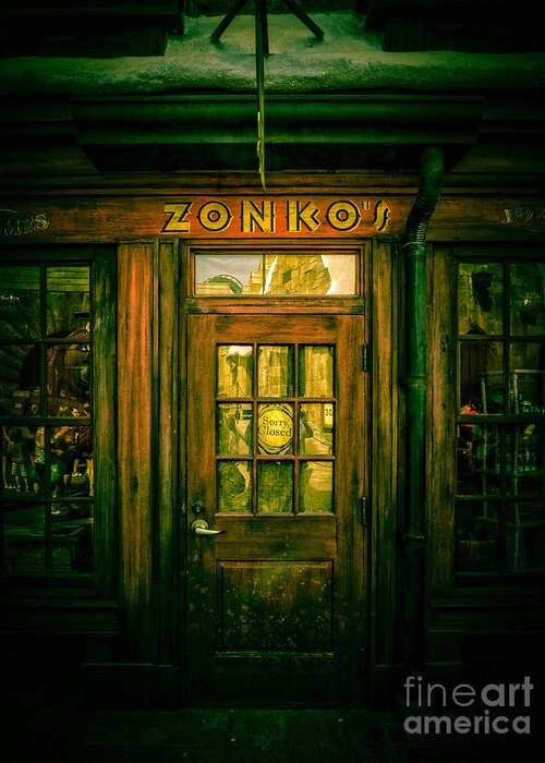 Florida Greeting Card featuring the photograph Zonkos Joke Shop Hogsmeade 2 by Edward Fielding
