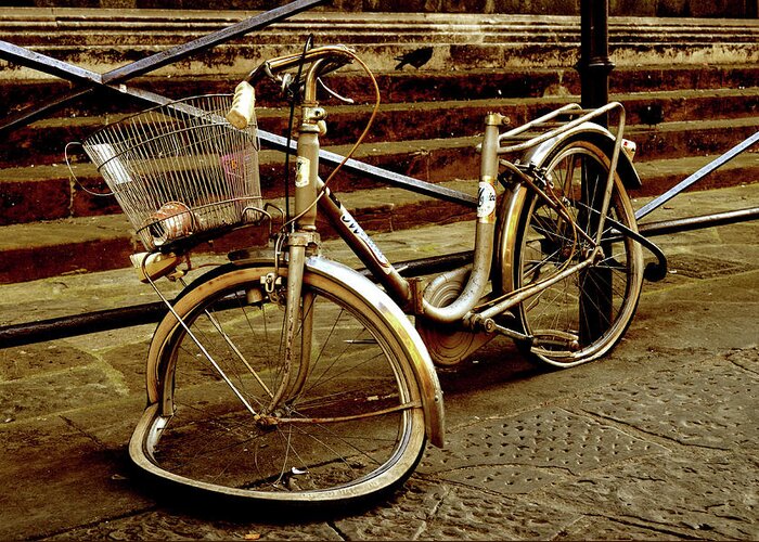 Bike Greeting Card featuring the photograph Bicycle Breakdown by La Dolce Vita