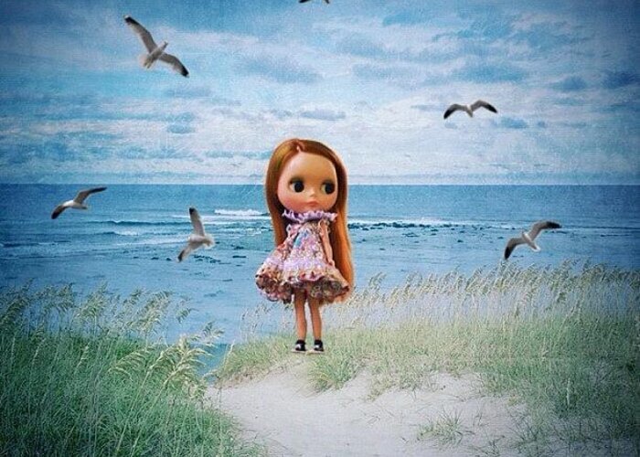  Greeting Card featuring the photograph 🔆 Blythe Doll Diaries ( 1 1 by Usman Ali