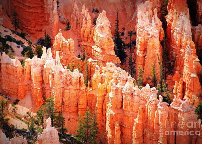 Bryce Canyon Greeting Card featuring the photograph Bryce Canyon Hoodoos #1 by Susanne Van Hulst