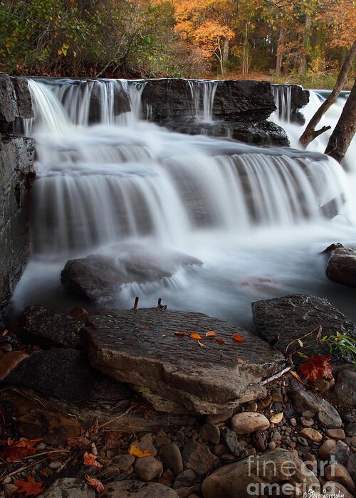 Natural Dam Greeting Card featuring the photograph Natural Dam #1 by Steve Javorsky