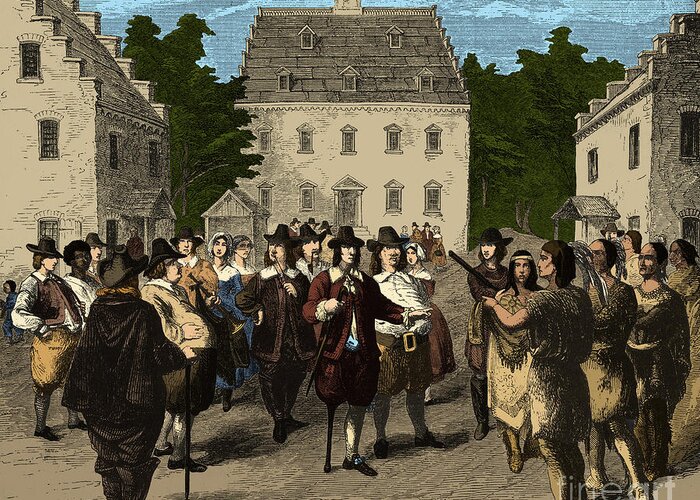 History Greeting Card featuring the photograph Peter Stuyvesant, 17th Century #1 by Photo Researchers