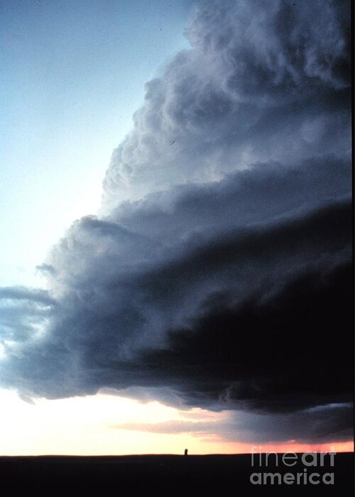 Science Greeting Card featuring the photograph Supercell #2 by Science Source
