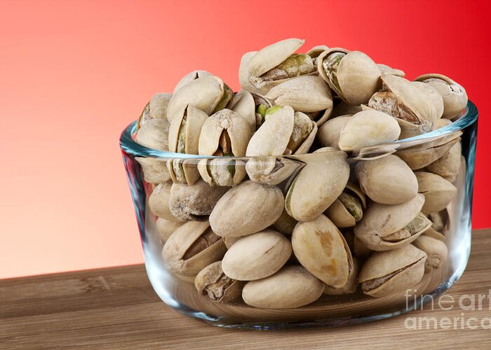Pistachio Greeting Card featuring the photograph Pistachios #10 by Blink Images