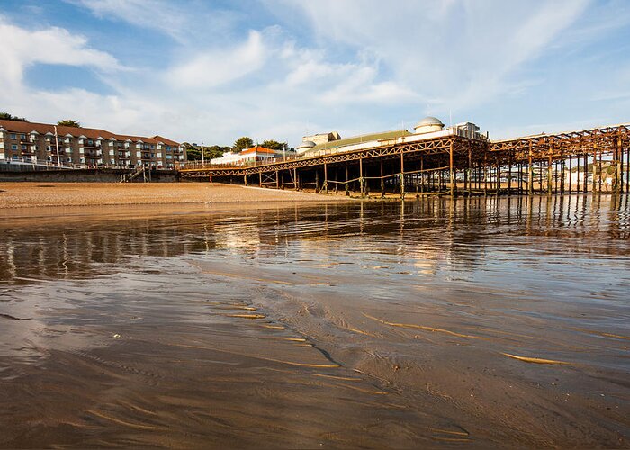 Beach Greeting Card featuring the photograph Hastings Pier #15 by Dawn OConnor