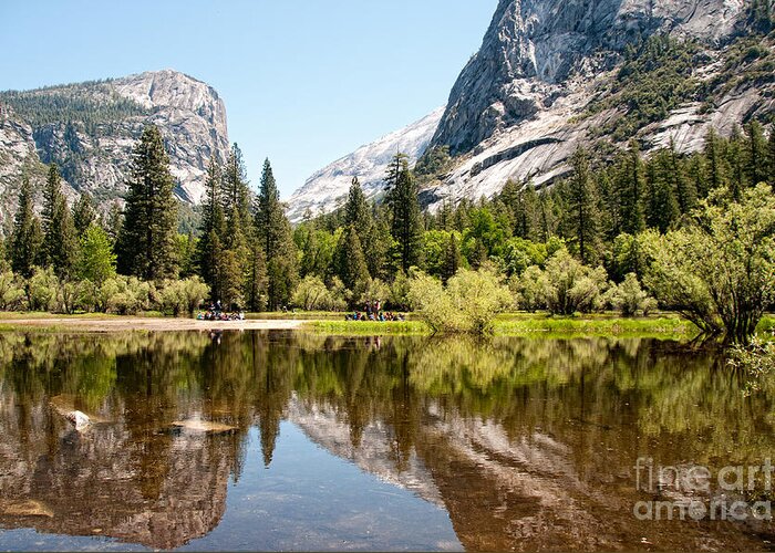 California Greeting Card featuring the digital art Yosemite #15 by Carol Ailles