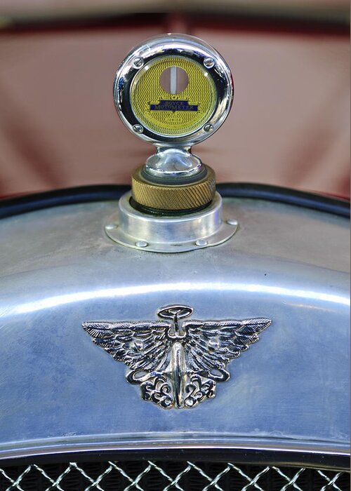 1930 Austin Seven Ulster Greeting Card featuring the photograph 1930 Austin Seven Ulster Hood Ornament by Jill Reger
