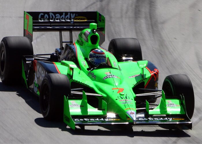 Danica Patrick Greeting Card featuring the photograph Long Beach #2 by Steve Parr