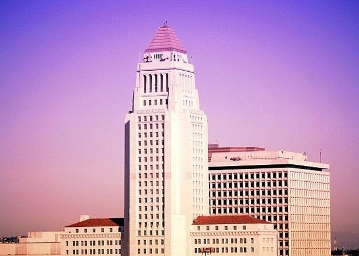 50likes Greeting Card featuring the photograph Los Angeles #2 by Luisa Azzolini