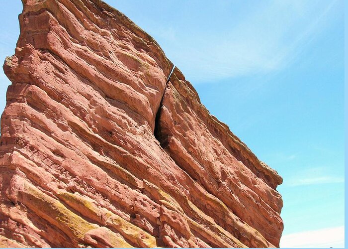 Nature Photography Greeting Card featuring the photograph Red Rocks #2 by Arlene Carmel