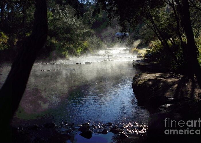 Queensland Greeting Card featuring the photograph River Mist Series #2 by Blair Stuart