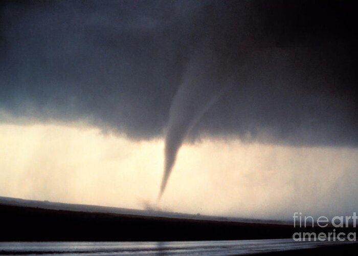 Science Greeting Card featuring the photograph Tornado #2 by Science Source