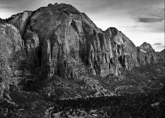Mountains Greeting Card featuring the photograph Zion National Park #2 by Larry Carr
