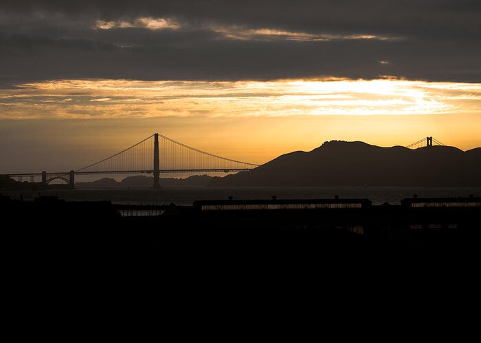 Golden Gate Greeting Card featuring the photograph Golden Gate #1 by Ralf Kaiser