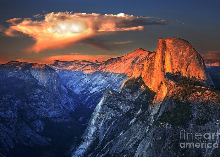 Yosemite Greeting Card featuring the photograph Yosemite #3 by Daniel Knighton
