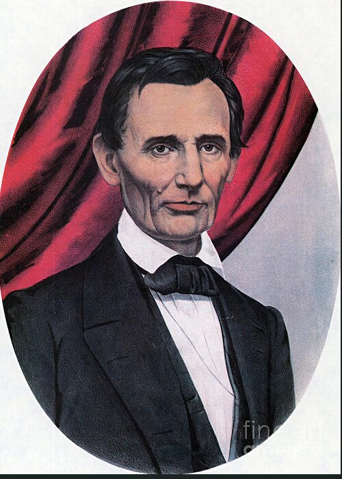 History Greeting Card featuring the photograph Abraham Lincoln, Republican Candidate by Photo Researchers