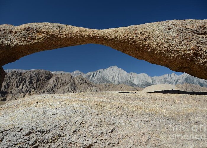Alabama Hills Arch Greeting Card featuring the photograph Alabama Hills Arch by Cassie Marie Photography