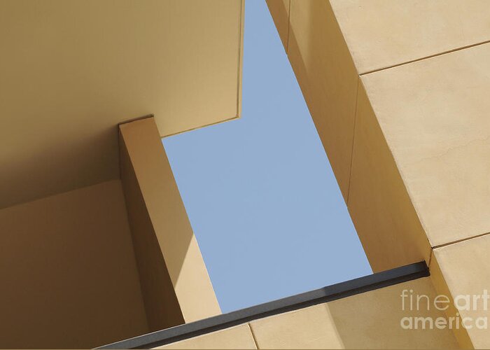 Abstract Greeting Card featuring the photograph Angles by Dan Holm