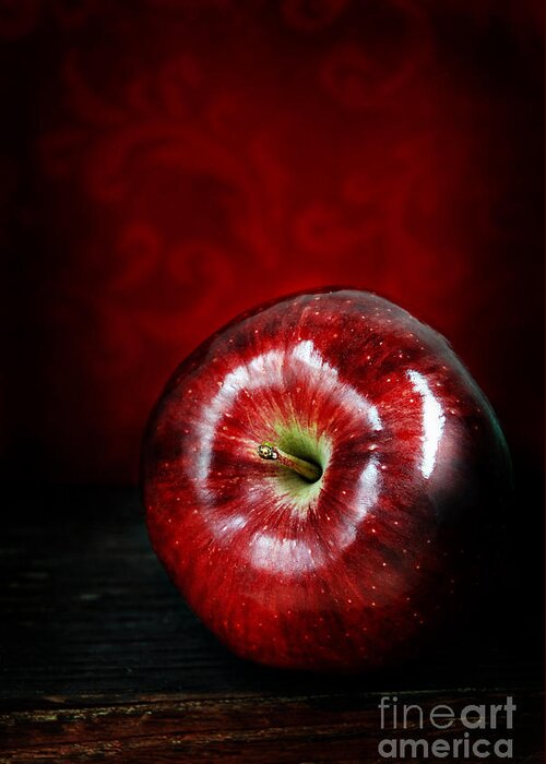 Apple Greeting Card featuring the photograph Apple by HD Connelly