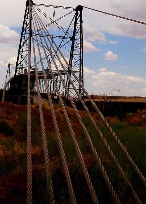  Greeting Card featuring the photograph Arizona Bridge by Mark Valentine