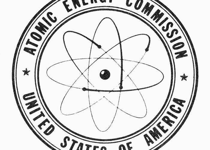 America Greeting Card featuring the photograph Atomic Energy Commission by Granger