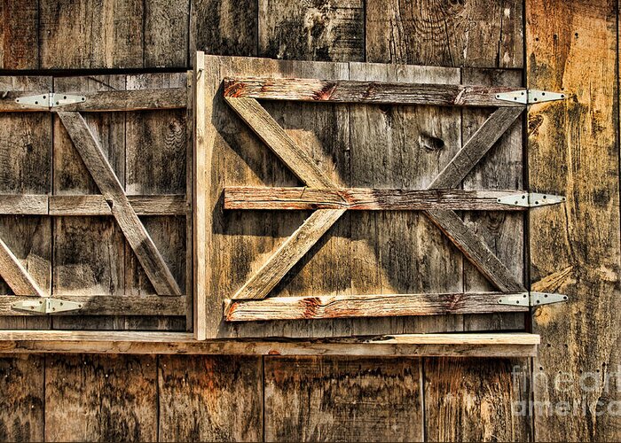 In Focus Greeting Card featuring the photograph Barn Wood Texture by Joanne Coyle