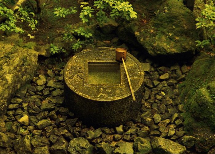 Wash Basin Greeting Card featuring the photograph Basin to Purify and Humble by Craig Wood