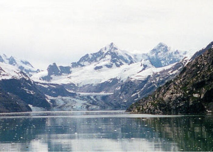 Seascapes Photographs Greeting Card featuring the photograph Beautiful Glacier Bay by C Sitton