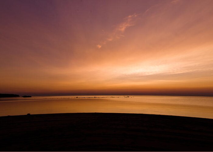 Sunset Greeting Card featuring the photograph Beautiful Universe by Jason Naudi Photography